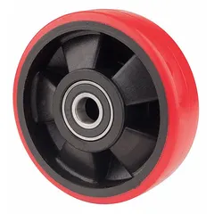 Replacement wheel for lift tables and pallet positioners. Designed to maintain smooth movement of material handling equipment in warehouses, factories, and distribution centers. Compatible with part number 6W803G.