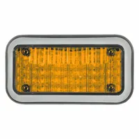 CODE 3 Perimeter Light: Emergency Vehicle Perimeter Light, Amber, 6 W Watt, Amber, LED, Permanent (MPN 45BZTA)
