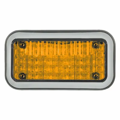 CODE 3 Perimeter Light: Emergency Vehicle Perimeter Light, Amber, 6 W Watt - Emergency Vehicle Perimeter Lights