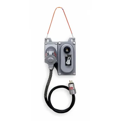 HUBBELL KILLARK Hazardous Location GFCI: Manual Reset, 3 ft Cord Lg, 12/3, 5-20P Plug - Hazardous Location GFCI Cords