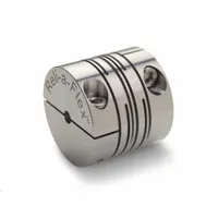 RULAND MANUFACTURING Slit Coupling: 8 mm Bore Dia 1, 3 mm Bore Dia 2, 16 mm Coupling Outside Dia (MPN MRSC16-8-3-A)