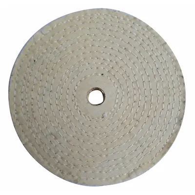 OEM Buffing Wheel: Sisal, Spiral Sewn, 6 in Dia, 1/2 in Thick - Coarse Scratch Removal & Buffing Wheels