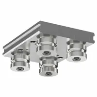HEPCOMOTION GV3 Carriage: For 12 mm Rail Wd, Roller, GV3 Std Carriage, 17.44 mm Carriage Ht (MPN AU12P1/P213L50NS)