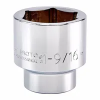 PROTO Socket: SAE, 1/2 in Drive Size, 1 9/16 in Socket Size, 6-Point, Std, Chrome, Socket (MPN J5450H)