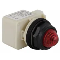 SCHNEIDER ELECTRIC Pilot Light: 30 mm Panel Mounting Size, Red, LED, 9001SK Series (MPN 9001SKP38LRR9)