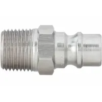 SNAP-TITE Hydraulic Quick Connect Hose Coupling: 1/4 in, 316 Stainless Steel, 1/4"-18 Thread Size (MPN SPHN4-4M)