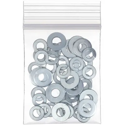 OEM Reclosable Bag: 4 mil Thick - Double-Zip Reclosable Poly Bags