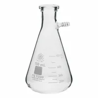 APPROVED VENDOR Filtering Flask: 500 mL, Colorless, Conical, 6 Compatible with Stopper Size (MPN FG5340-500)