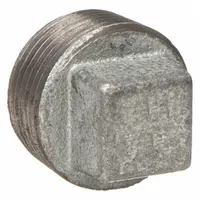 ANVIL Plug: Plug, 300 psi @ 150° F, 1 in, NPT Threaded, Malleable Iron, Made in USA (MPN 0319902441)