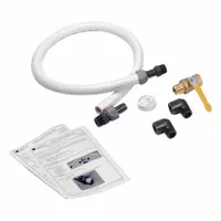 BUSHMAN Rain Barrel Connection Kit: 1 in Hose Inside Dia, 3 ft Hose Lg, Rain Barrel Connection Kit (MPN BFH-K01)