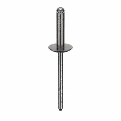 OEM Large Flange Blind Rivet, 0.156 in Dia, 2 in L, Open End, PK500 - Large Flange Blind Rivets