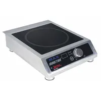 Portable Induction Range: 1 Stations, Digital, Tempered Glass, 208V AC (MPN SM-261C)