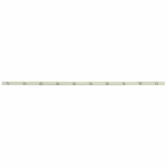Metallic prewired outlet raceway strip, 6 ft length, steel construction with ivory finish. Includes 6 NEMA 5-20R receptacles and 1 circuit breaker. Used for distributing power along walls in commercial and industrial settings.