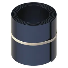 This shim stock roll is made from Grade 1095 steel, silver in color, with dimensions of 6 inches width, 50 inches length, and 0.006 inches thickness. It is used for precision alignment, gap filling, and spacing adjustments in industrial machinery and tooling. Tolerances: width +/-0.005 in, thickness +/-0.00075 in, length +3.000/-0.250 in.