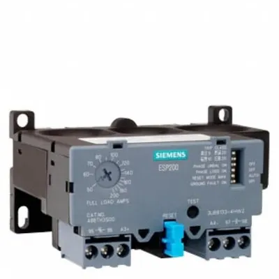Siemens Overload Relay: Electronic Protection, 3 Poles, 1NO/1NC, Frame Size B - IEC Electronic Overload Relays