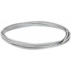 This 20 AWG, 4-conductor control cable includes a ground conductor and features a coolant-resistant PUR jacket. Rated 1000 V, it meets cRUus standards and is designed for continuous flexing applications in industrial automation, robotics, and material handling. Minimum bend radius factors: 4 x OD fixed, 5 x OD flexible, 6.8 x OD for e-chain use.