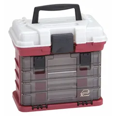 Plastic compartmented-box system with 36 compartments for organizing small components such as fasteners, fittings, and electronic parts. Suitable for use in maintenance, assembly, and workshop environments. Not electrostatic discharge conductive.