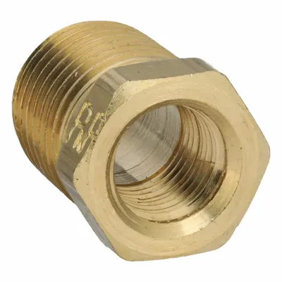 PARKER Metal Pipe Straight: Straight, 1/8 in x 1/4 in - Threaded High-Pressure Pipe Fittings