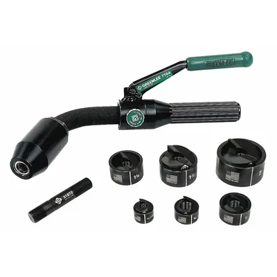 GREENLEE Hydraulic Punch Driver Set (MPN 7706SB) - Greenlee Knockout Punch Tool Kits