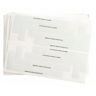BRADY Floor Marking Tape: L, Solid, White, No Legend, 3 in x 9 in, 18.5 mil Tape Thick - L-Shaped Floor Marking Tape