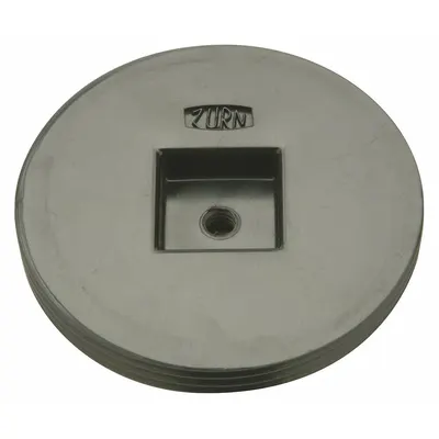 ZURN Countersunk Cleanout Plug: Plug, 3 in Size, Threaded, Black (MPN CO2490-AB3) - Schedule 40 Pipe Fittings