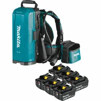 MAKITA Battery and Power Supply Kit: 36V DC, 6 Ah Battery Capacity, 4.0 Ah - 6.0 Ah/7.0 Ah - 9.0+ Ah (MPN PDC01G6)