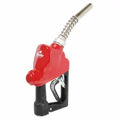 This HUSKY manual nozzle features a rigid aluminum body and spout with pressure-activated operation. It delivers a maximum flow rate of 25 gpm and does not include a meter. Suitable for dispensing liquids in industrial or commercial settings where controlled flow is required.