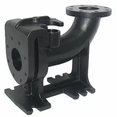 This general purpose guide rail system has a 41-inch overall height and includes a base and screws. It is designed to guide linear motion in industrial material handling and automation applications, such as conveyor systems, packaging lines, and assembly stations.