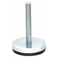 GLIDE RITE Male-End Leveling Mount: Fixed Stud, 1/2"-13 Thread Size, 2.4 in, 250 lb Capacity (MPN G09-EL)
