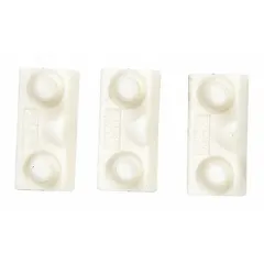 Replacement pad for Whirlpool washing machines and dryers. Cushions and stabilizes components to reduce vibration and noise during operation. Genuine part ensures proper fit and function.