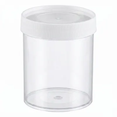 QORPAK Laboratory Jar: Polypropylene, Polypropylene, 32 fl oz, 113.59 mm Body Dia - Polypropylene Lab Jars