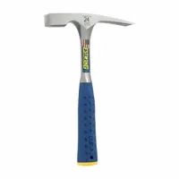 Bricklayer Hammer: 11 in Overall Lg, Non-Sparking, Steel Handle, Perpendicular, 4 in Blade Lg, Steel (MPN E3-24BLC)