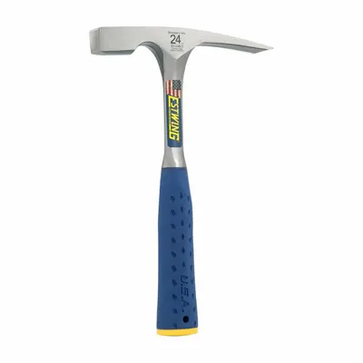 ESTWING Bricklayer Hammer: 11 in Overall Lg, Non-Sparking, Steel Handle, Perpendicular - Bricklayer's Hammers