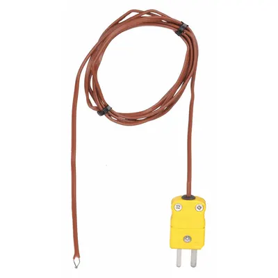 TEST PRODUCTS INTL. Immersion Temperature Probe: -40°F to 400°F /-40°C to 204°C, ±4°F - Thermocouples for Gas Applications