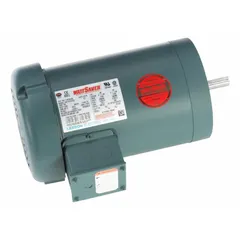 Totally Enclosed Air-Over (TEAO) C-face motor rated 2 hp at 1745 RPM on 230/460V AC. Full load current is 5.8/2.9 A. Designed for applications requiring flange mounting and forced-air cooling, such as fans, blowers, and pumps.