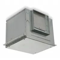In-Line Ceiling Exhaust Fan: 514 cfm @ 0.100 in SP, Square Duct, 8 in x 8 in, 217 W, 1 Speeds