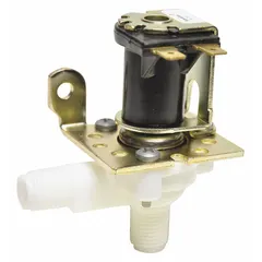 The ROBERTSHAW IMV-605 is a water valve designed for use in washing machines and dryers. It controls the flow of water into the appliance during fill cycles, regulating either cold or hot water supply. This OEM component is suitable for residential and commercial laundry equipment.