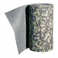 PIG Sorbent Roll: 150 ft Lg, 16 in Wd, Green, Polypropylene, 150 ft Roll Lg, 32 in Roll Wd, Roll (MPN MAT269)