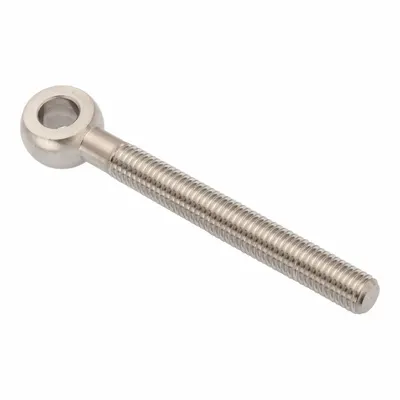 AMPG Fixed Rod End: Stainless Steel, Plain, 160 mm Hole Center-to-End Lg - Stainless Steel Male Threaded Fixed Rod Ends