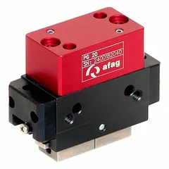 Pneumatic miniature parallel gripper with 6 mm stroke length. Operates at 4 to 8 bar with maximum pressure of 8 bar. Metric configuration. Suitable for automated assembly, pick-and-place, and robotic end-of-arm tooling for gripping small parts.