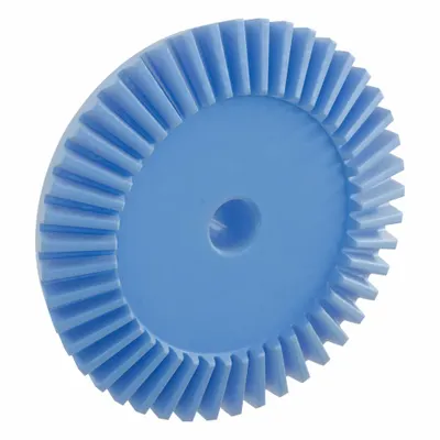 KHK GEARS Bevel Gear: Straight, Gear Ratio 3, Module m 2.5, 45 Teeth, Nylon - Straight Teeth Metric Bevel Gears & Pinions