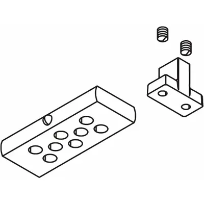 LCN Bumper Assembly: Aluminum (MPN 6030-169) - Accessories for Door Closers