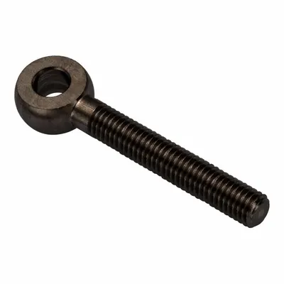 AMPG Fixed Rod End: Stainless Steel, Black Oxide, 2 in Hole Center-to-End Lg - Stainless Steel Male Threaded Fixed Rod Ends