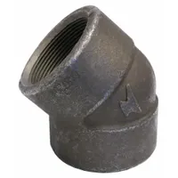 ANVIL Metal Pipe Elbow: 2 1/2 in x 2 1/2 in, Female NPT Threaded x Female NPT Threaded, Steel (MPN 0361013808)