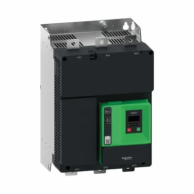 SCHNEIDER Soft Start: 208-600V AC, 590 A Output Current, With Bypass, IP00, 60/50 Hz - Schneider Altistart ATS 430