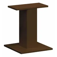 Pedestal: Aluminum, Powder Coated, Bolt Mounted, 14 1/2 in H x 12 in W x 12 in D (MPN 3385BRZ)