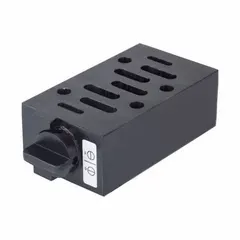 This maintenance plate is designed for use with AVENTICS Series 581 components. It operates within a pressure range of -0.95 bar to 10 bar and a temperature range of 14°F to 122°F. Typical applications include isolating pneumatic components for servicing in industrial automation, packaging, and material handling systems.