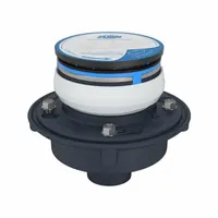 ZURN Shower Drain: 8 3/8 in Overall Dia, 5 in Grate Size, 4 in Nominal Pipe Size, Cast Iron, Bronze (MPN ZB415-4NL-5BZ1)