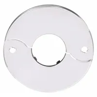 APPROVED VENDOR Escutcheon: Stainless Steel, 3/4 in Fits Pipe Size, Screw