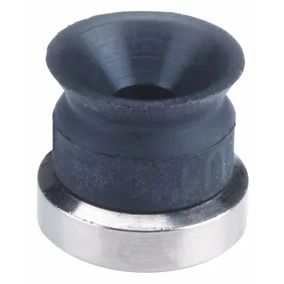 SMC Vacuum Pad: Flat, w/o Adapter, 10 mm Pad Dia, Urethane Rubber, Brown, 60A - Flat Type Automotive & Industrial Vacuum Pads